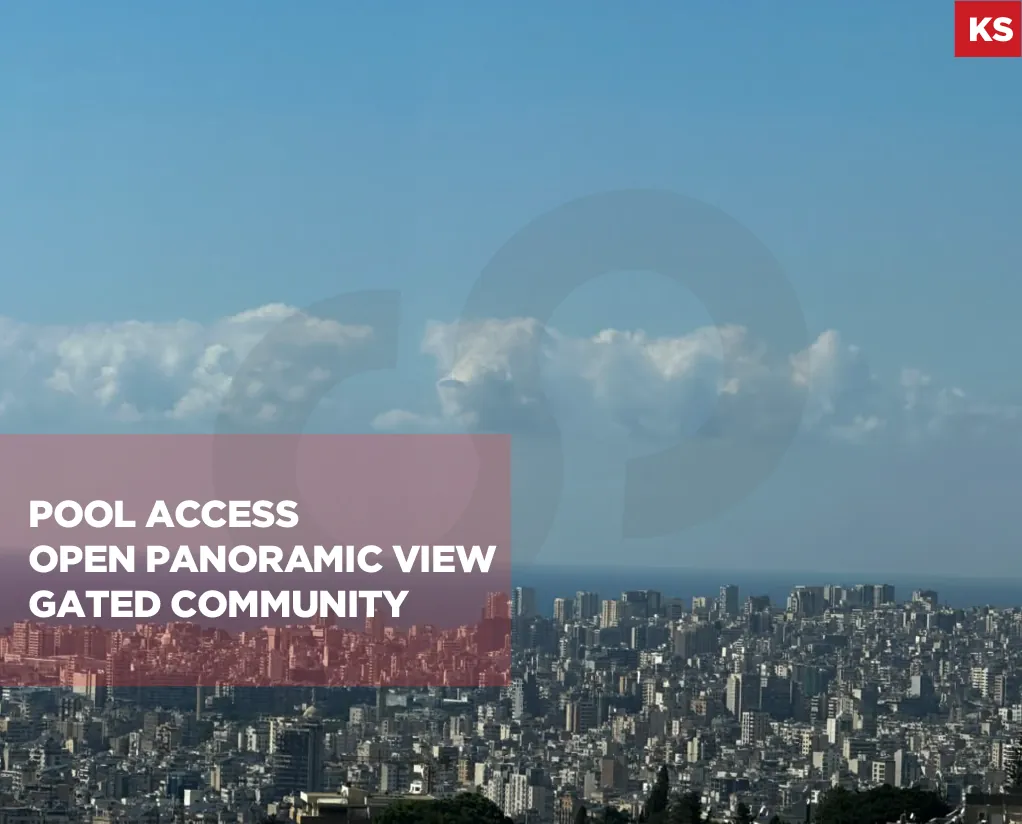 Luxurious apartment/Prime Location/Easy Access/Open Panoramic View/YARZEH-BAABDA