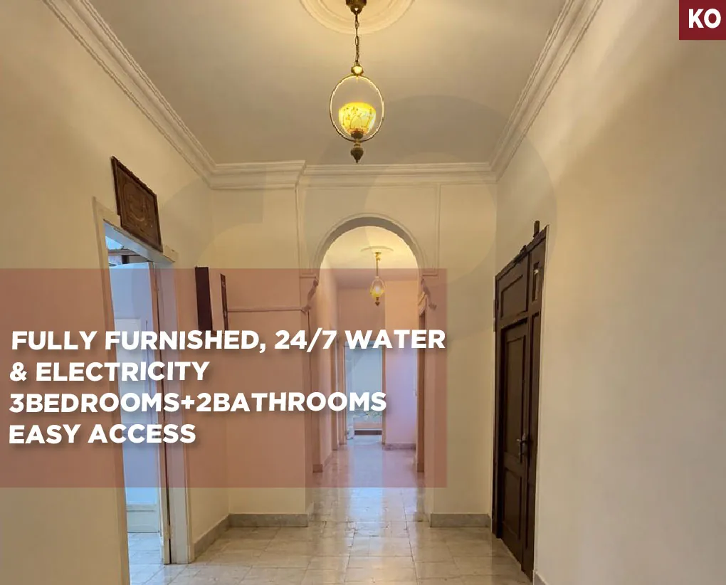 Fully Furnished/solar power system/Easy access /Dawhet Aramoun,ALEY