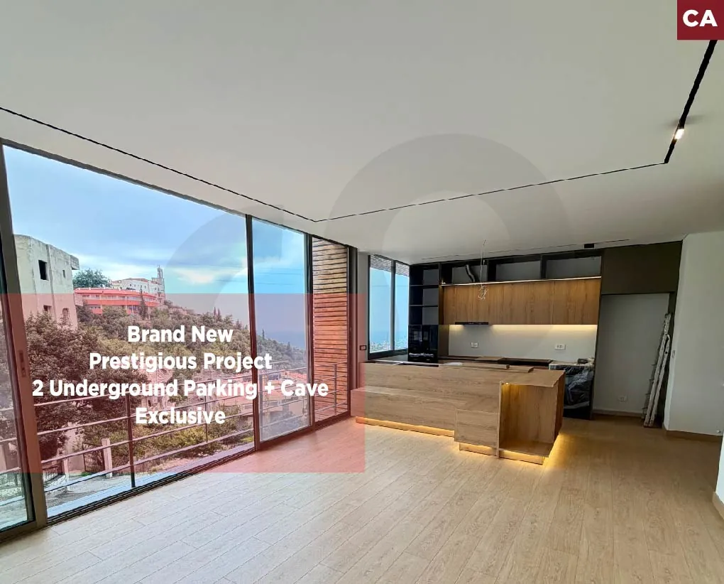 Brand New/ Prestigious Project/bright living/open view/Fatqa ,KESEROUAN