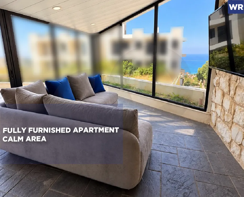 Fully furnished Apartment for rent/High-end/Modern/sea view/BLAT-JBEIL