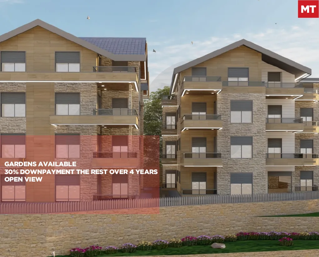 Under construction Apartment for sale/30% downpayment/mountain view/EHDEN-ZGHARTA