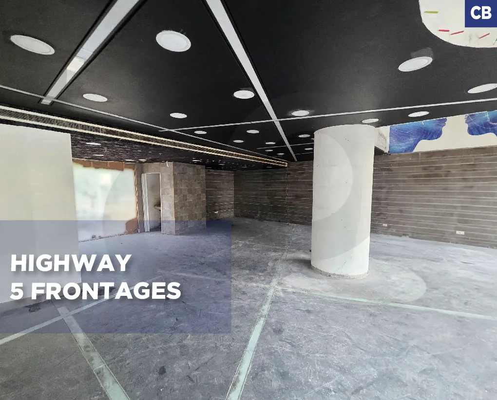 Prime location/on the highway/duplex /excellent visibility/commercial use/jounieh,KESEROUAN