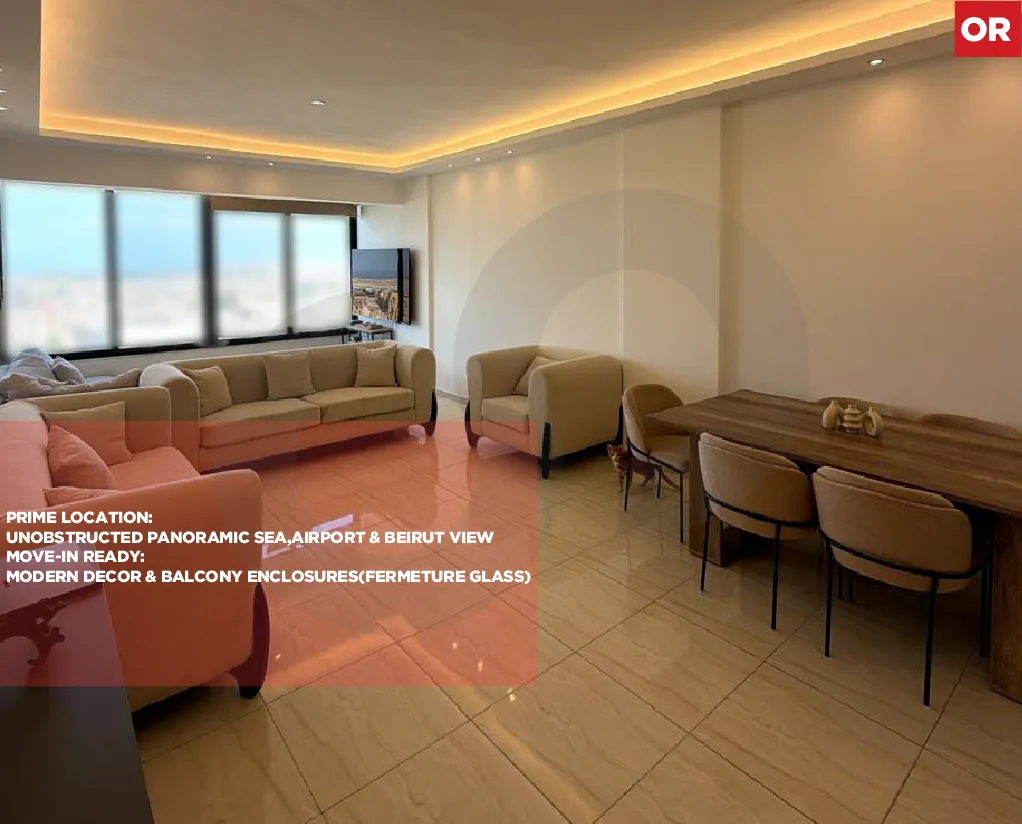 Apartment for sale/Prime Location/Unobstructed Panoramic Sea Views/CHOUEIFAT-ALEY