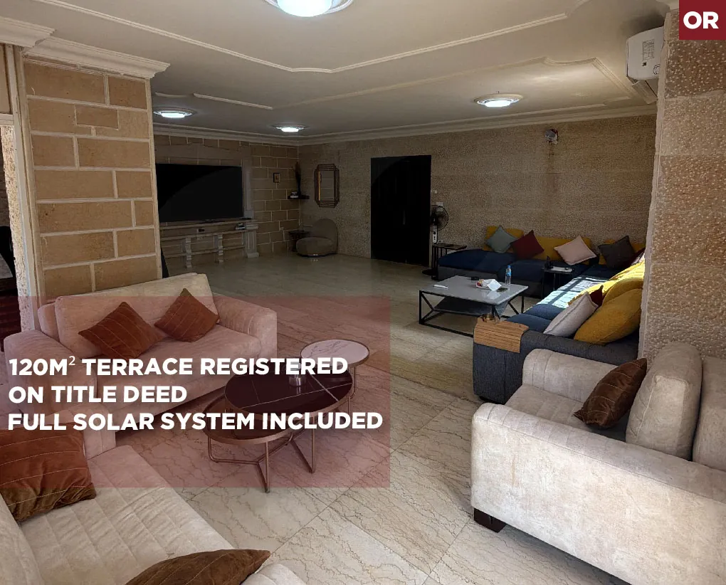 Spacious & Luxurious/Terrace/prime location/DAWHET EL HOSS,ALEY