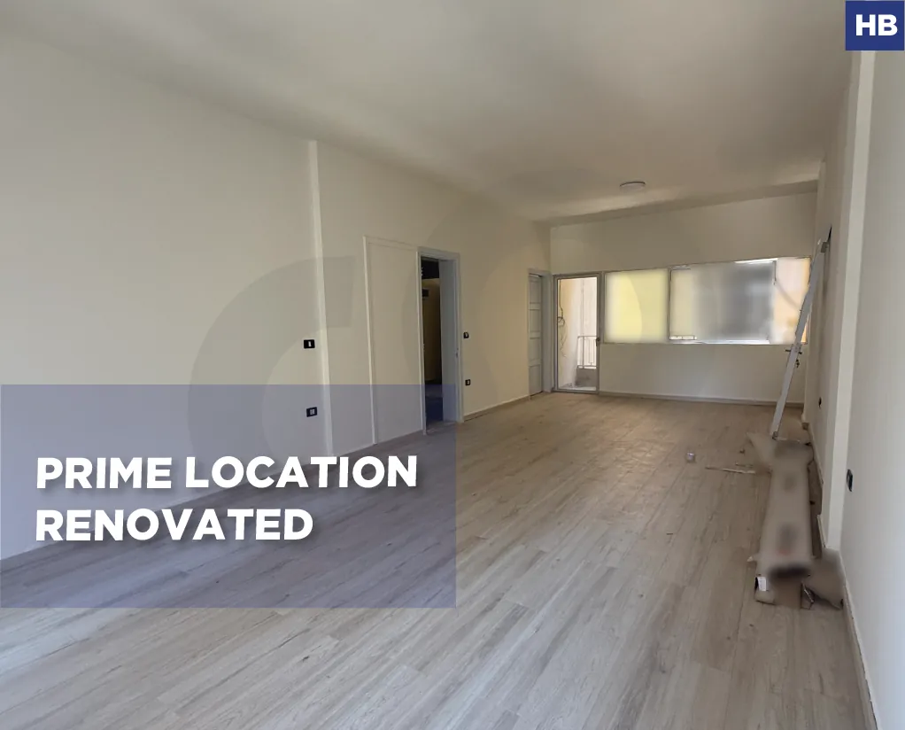 87 SQM office for rent/Prime location/Renovated/VERDUN-BEIRUT