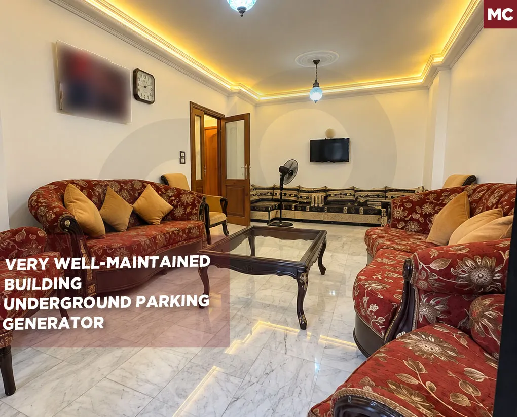 Well-maintained Building/prime location/Generator/ras el nabeh,beirut
