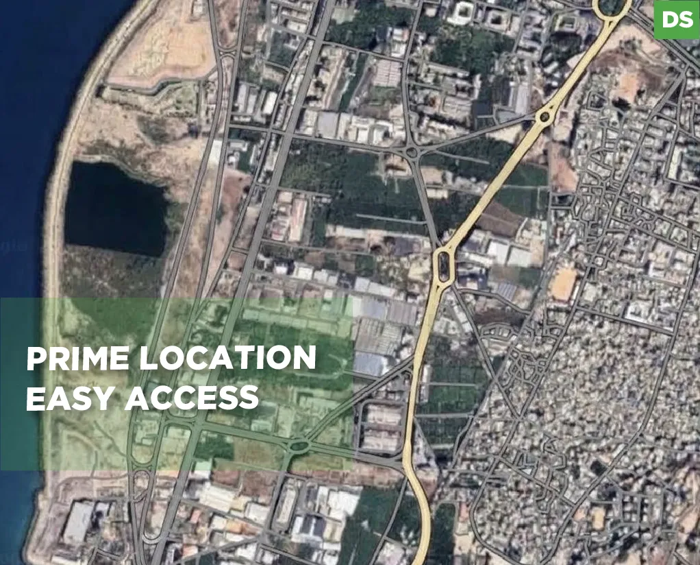 Land for sale/Prime location/Easy access /SAIDA