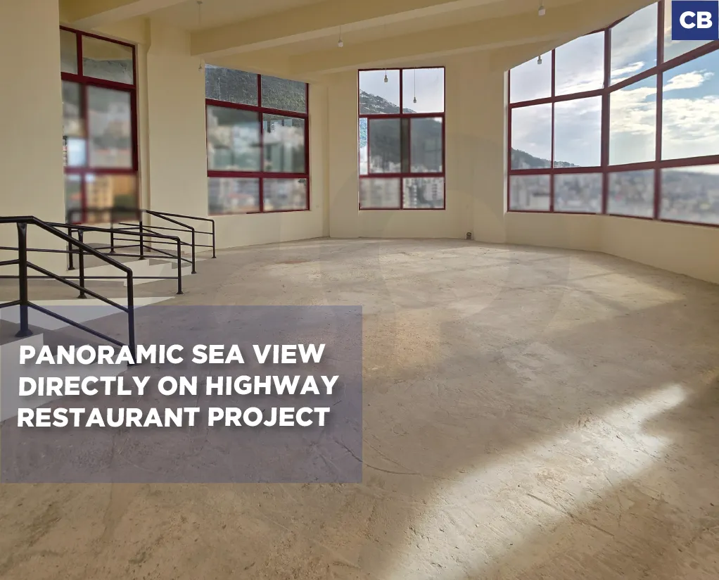 Prime Rooftop For Rent/panoramic Sea view/Directly on the Highway/JOUNIEH-KESEROUAN