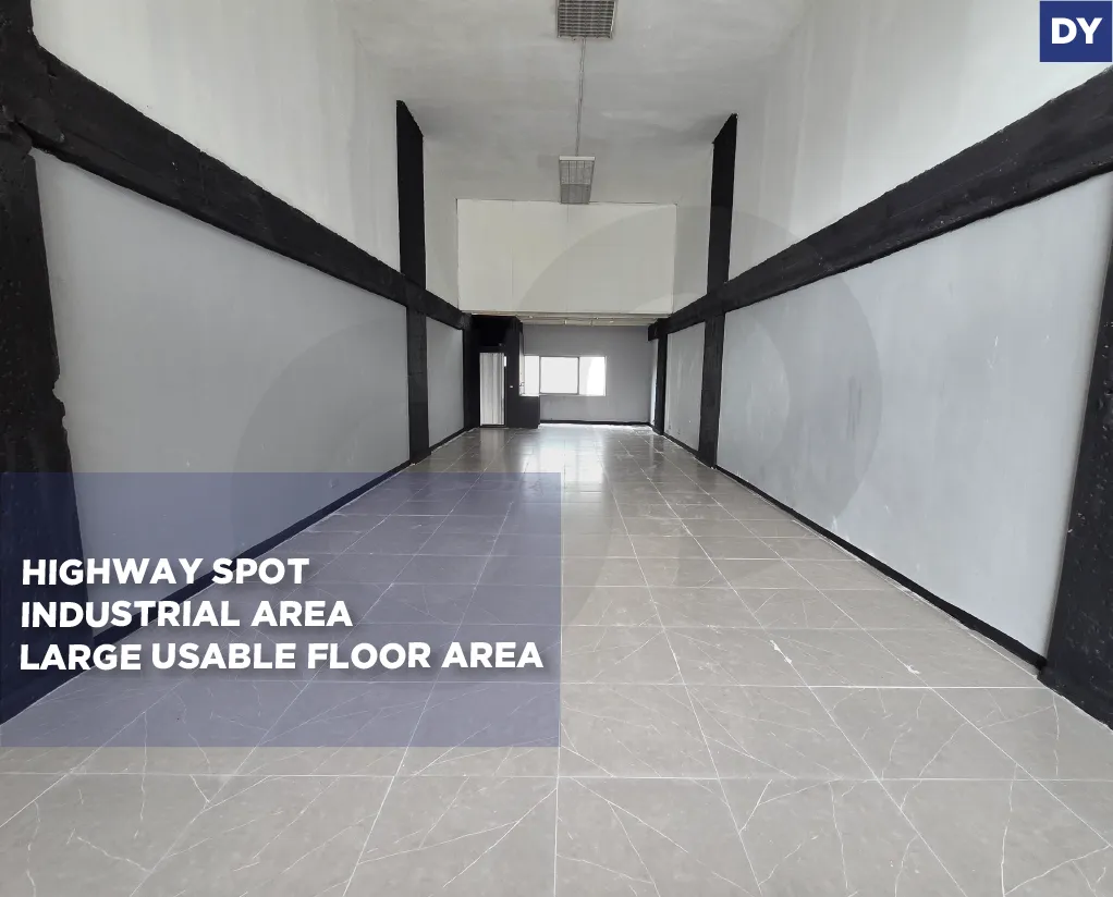 120 sqm Commercial shop for rent/Highway Spot/Industrial Area/ZOUK MOSBEH-KESEROUAN