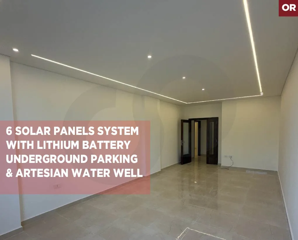 FULLY EQUIPPED/Ground-Floor Residence For Sale in DAWHET EL HOSS,ALEY /with Solar System