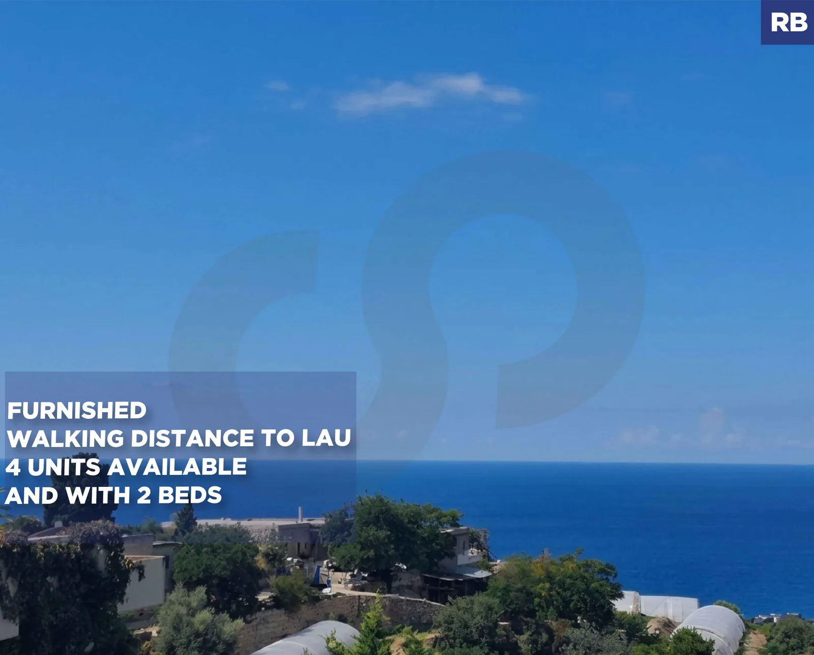 FURNISHED STUDIO FOR RENT/BLAT,JBEIL /quiet and convenient locationREF#RB141394 !