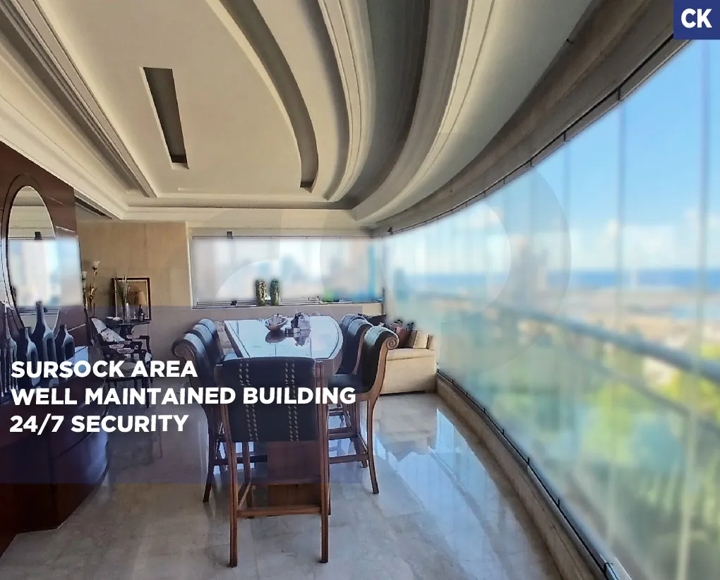 Sursock area/city views/ 24/7 security/Prime location/Achrafieh,BEIRUT