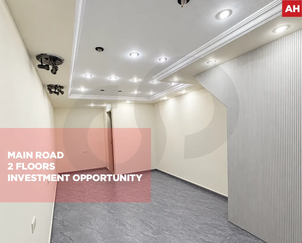 Shop for Sale/Main Road/2 Floors/Investment Opportunity/MANSOURIEH-METN