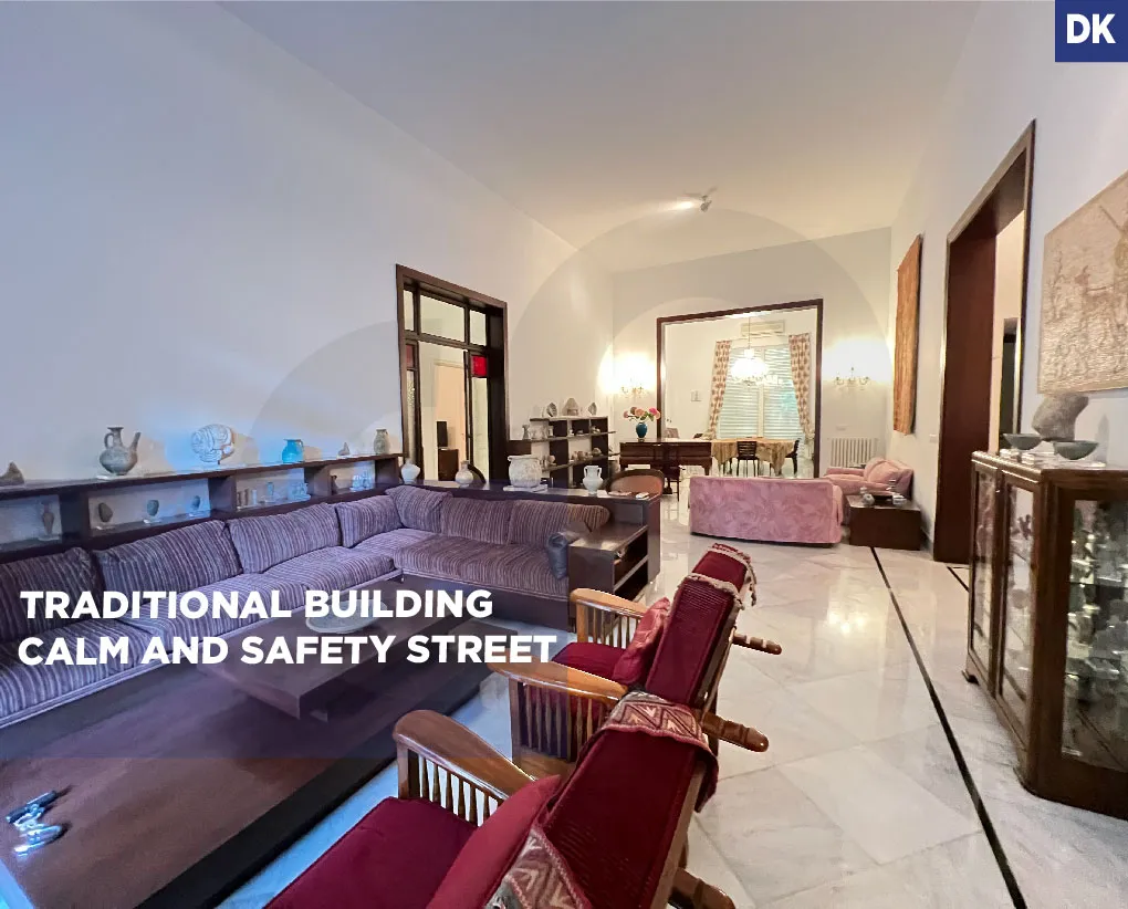 traditional building/generous proportions/private terrace/ACHRAFIEH,BEIRUT
