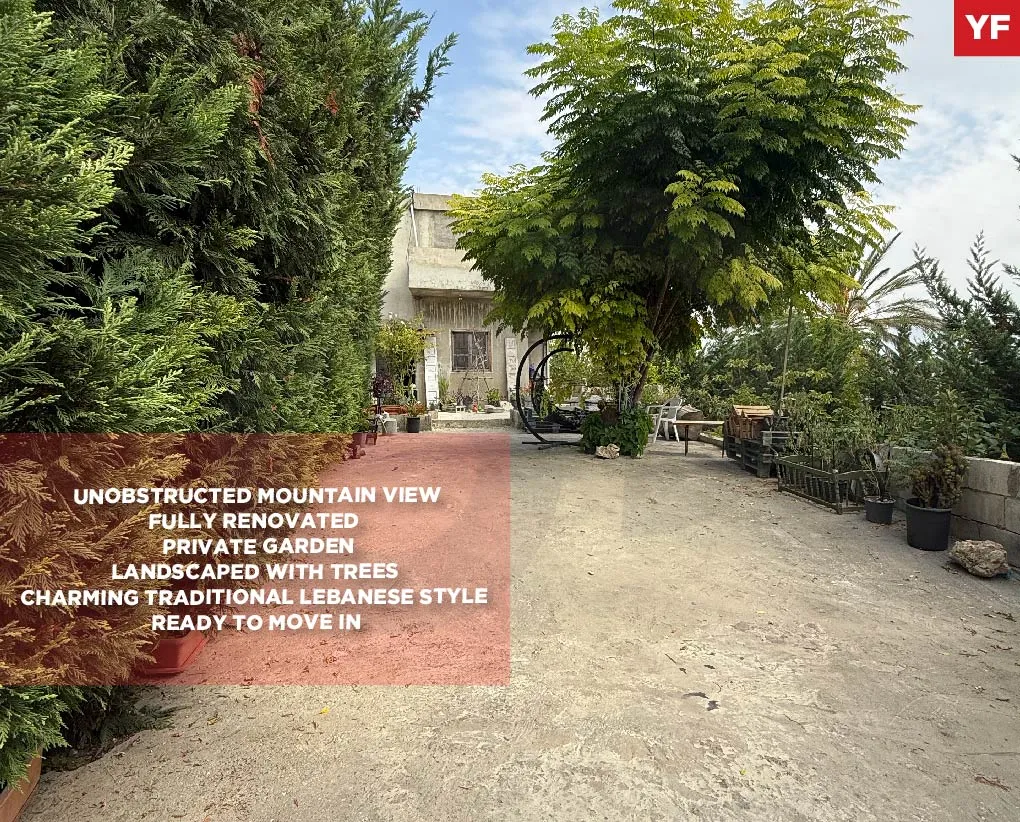 Charming Traditional Lebanese Independent House for Sale in Anqoun – Saida DistrictREF#YF141431
