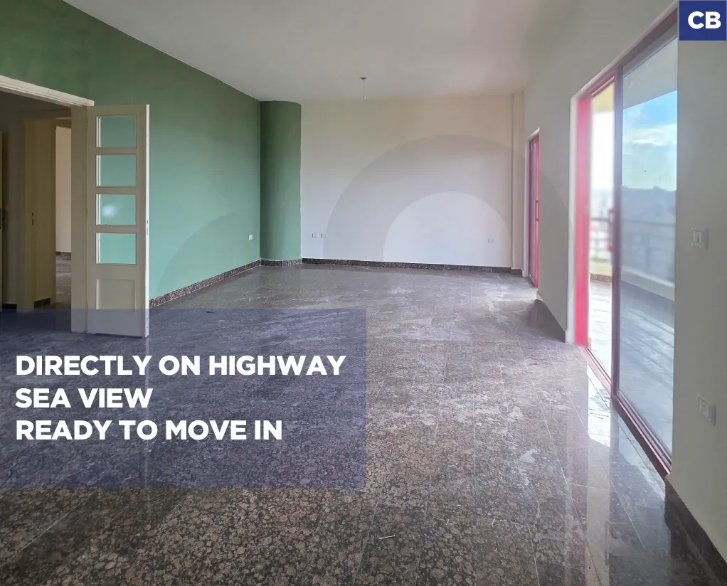 Apartment for sale/directly on highway/Prime location/sea view/JOUNIEH-KESEROUAN