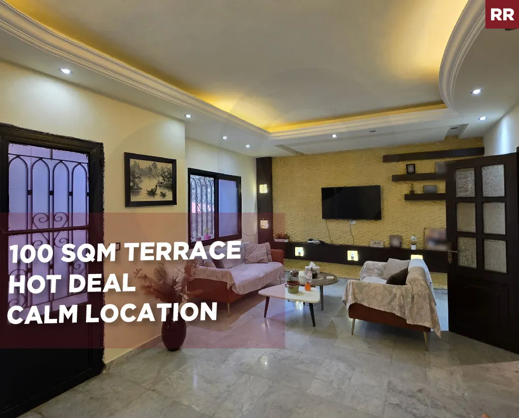 terrace/easy access /calm location/comfortable living spaces/kayfoun , Aley