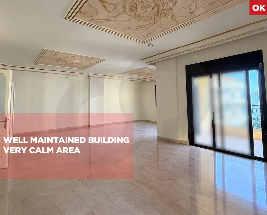 Spacious Apartment for sale/Well maintained building/Very Calm Area/BAALECHMAY-BAABDA