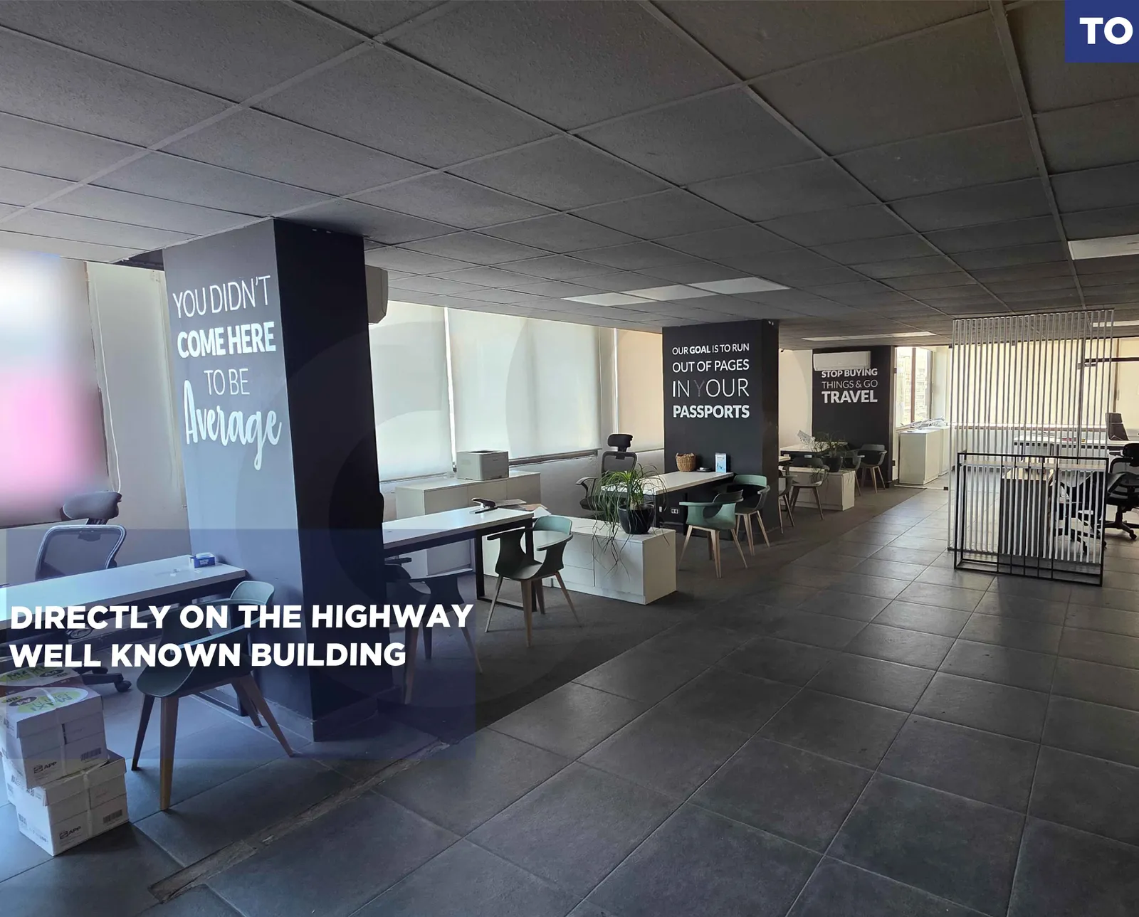 Floor for rent on the highway in ZALKA,METN /Suitable for many businesses — الصورة 1