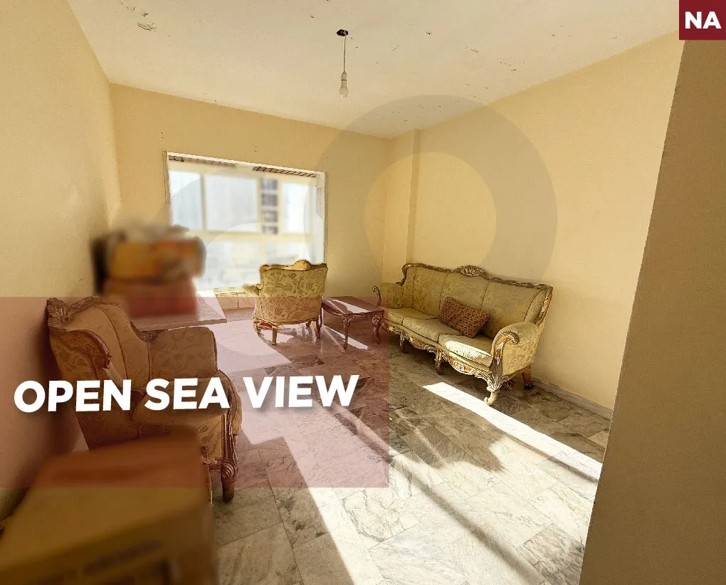 unobstructed view/well maintained building/easy access/Rawche,beirut