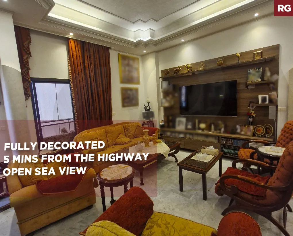 Spacious /beautiful sea view/easy access/prime location/Blat,JBEIL