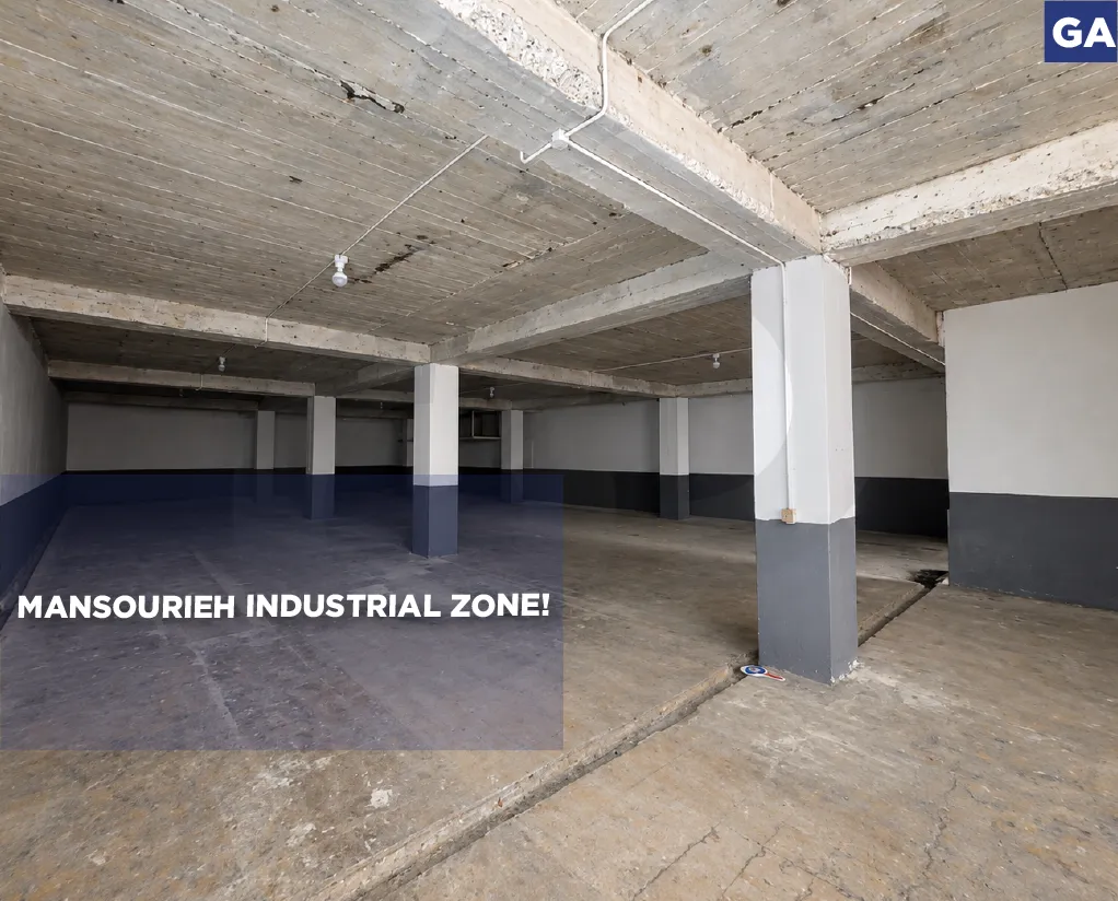 Prime Warehouse For rent/Industrial Zone/MANSOURIEH-METN