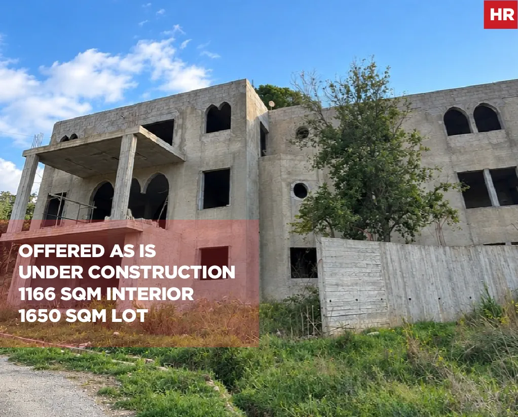 Spacious Under Construction Villa for Sale/Open View/CHBANIYEH-BAABDA