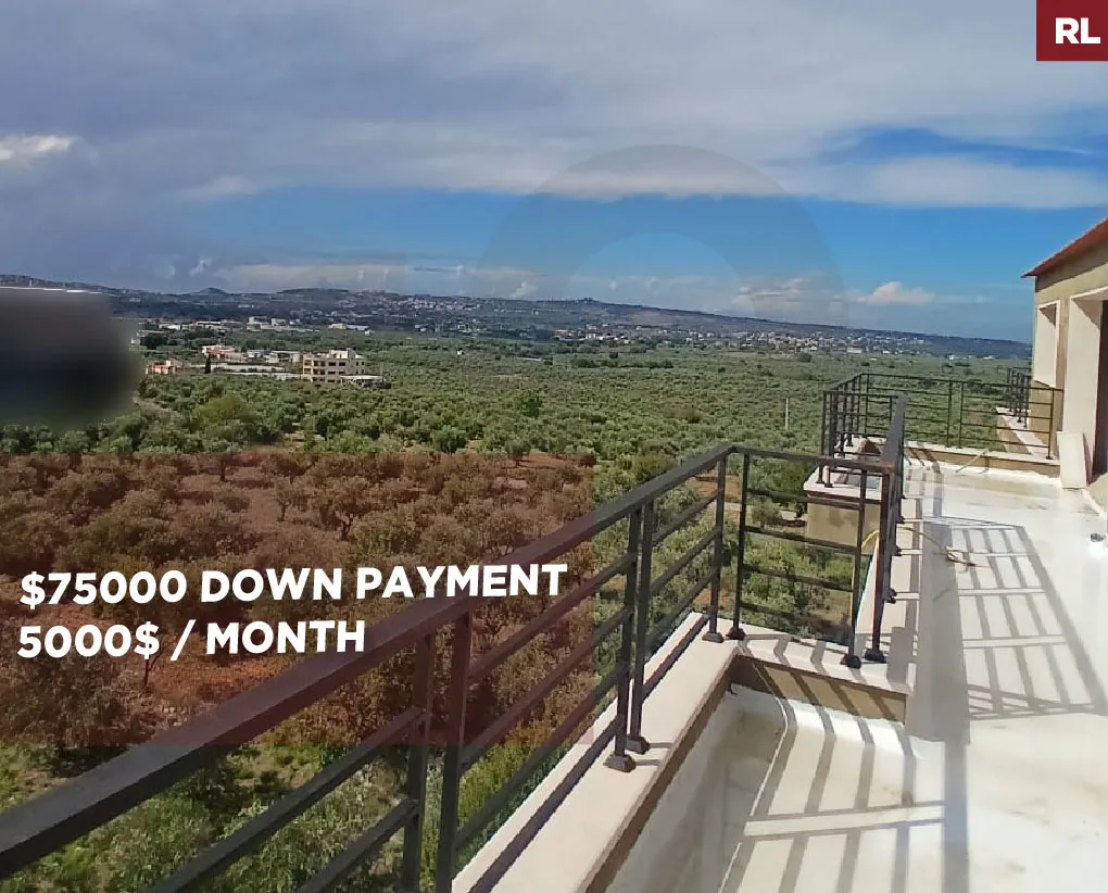 prime location/mountain view/ flexible payment plans/Amioun,KOURA