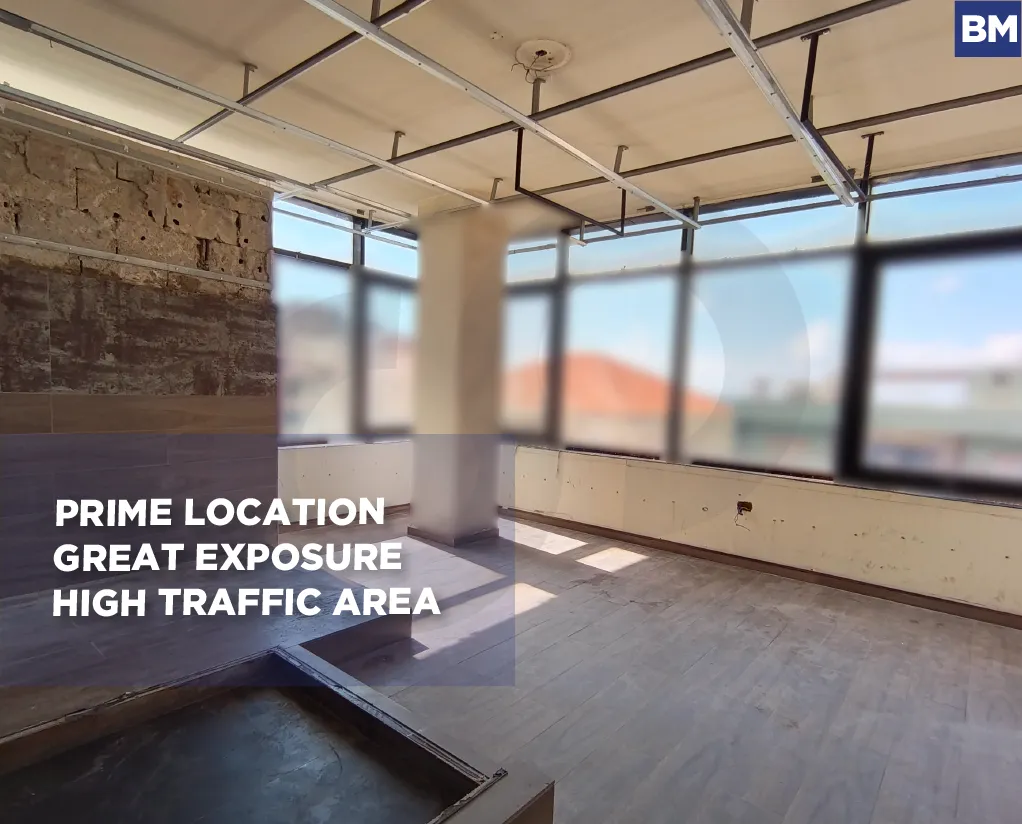 Commercial space For Rent/Prime location/High traffic area/JOUNIEH-KESEROUAN