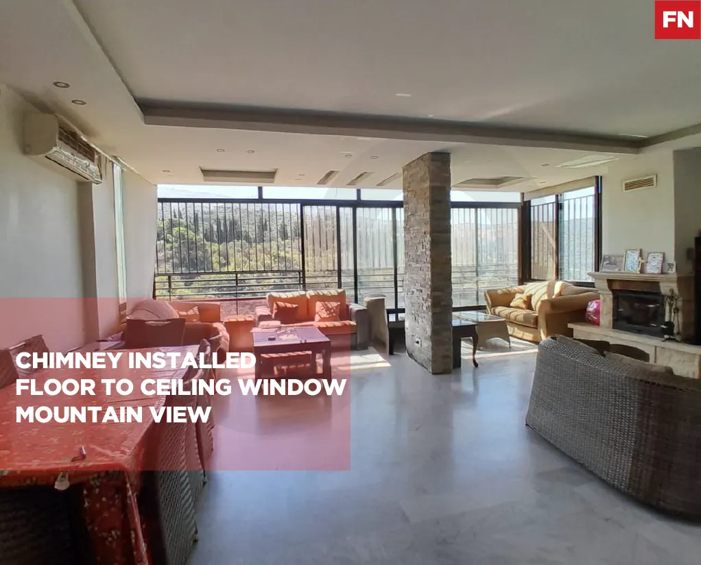 ‎A well-maintained Apartment for Sale/Easy access/Mountain View/WADI CHAHROUR-ALEY