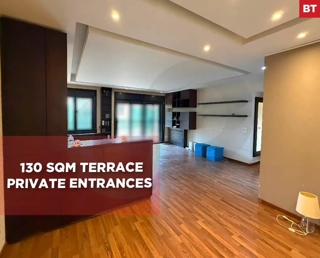 A 200sqm Apartment With Terrace 130sqm and Sea View For Sale in kfarhbeb.