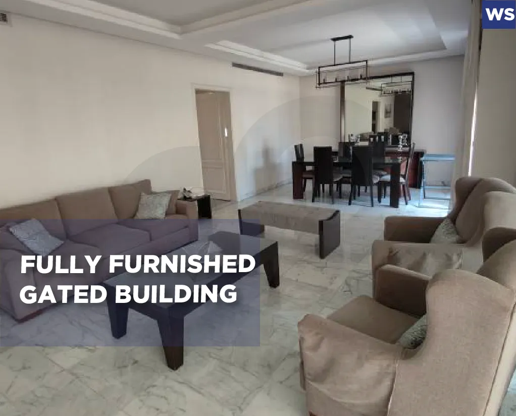 Fully Furnished apartment for rent/Gated building/AIN EL TINEH- BEIRUT