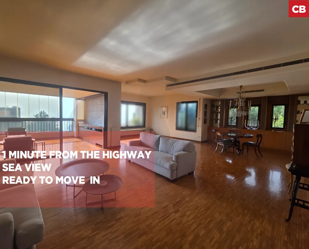 Apartment for sale/1 minute from the highway/Sea view/KFARHBAB-KESEROUAN
