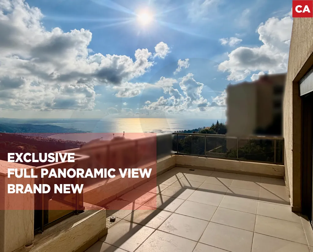 Exclusive Apartment for sale/Brand New/Full Panoramic View/FATQA-KESEROUAN