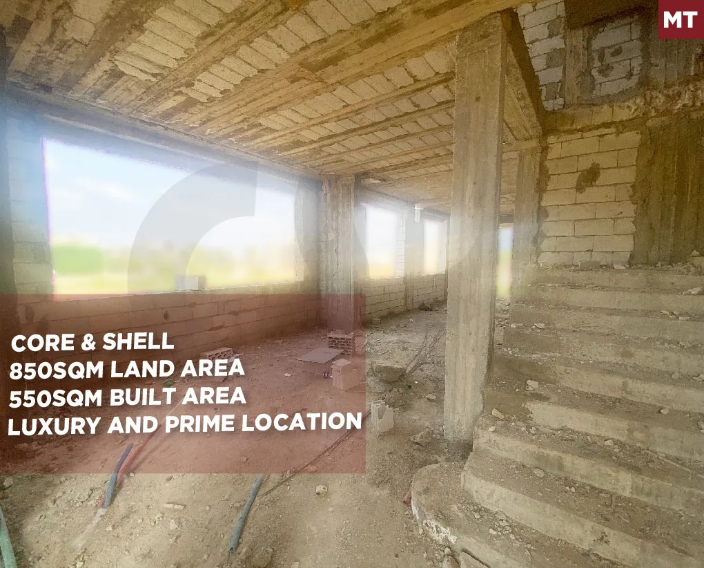 exceptional core and shell/villa /prestigious luxury/ZGHARTA