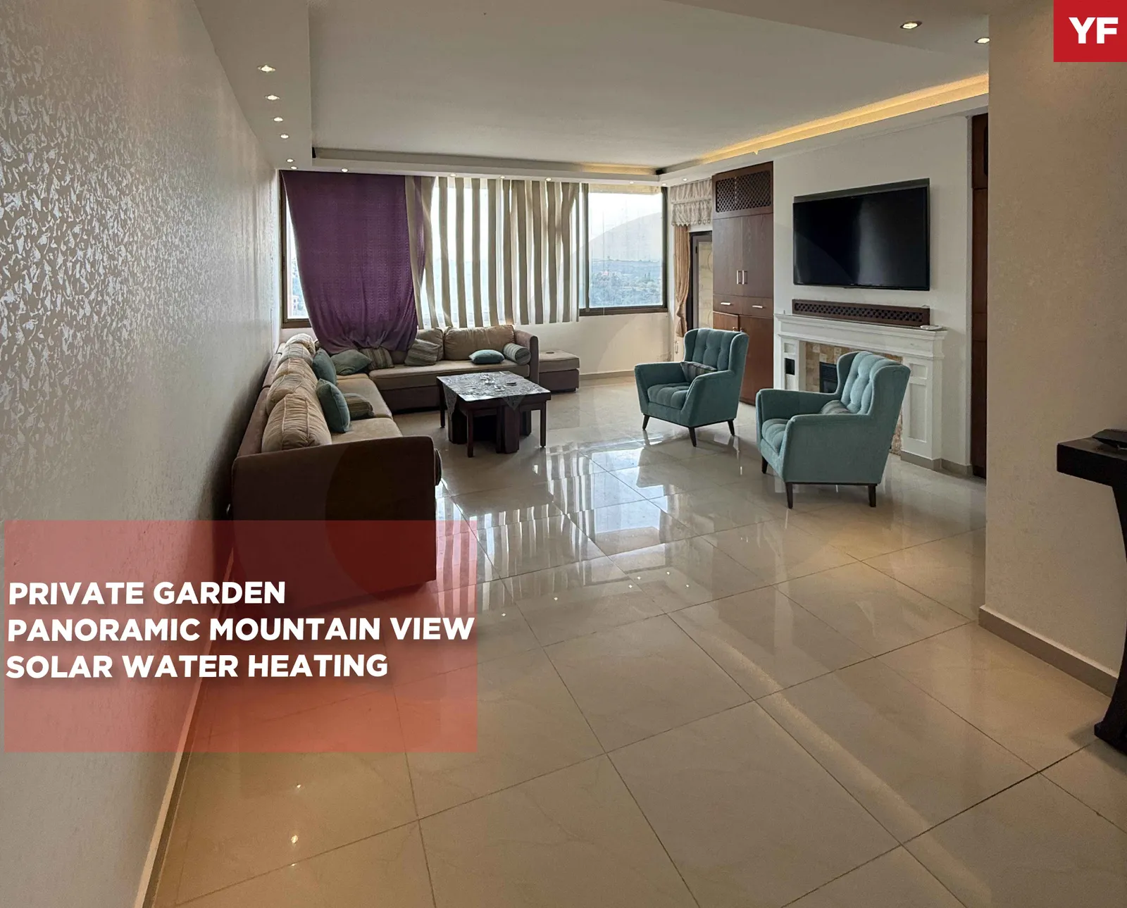 PEACEFUL LIVING/PRIVATE GARDEN/MOUNTAIN VIEWS/FURNISHED/Ankoun,saida