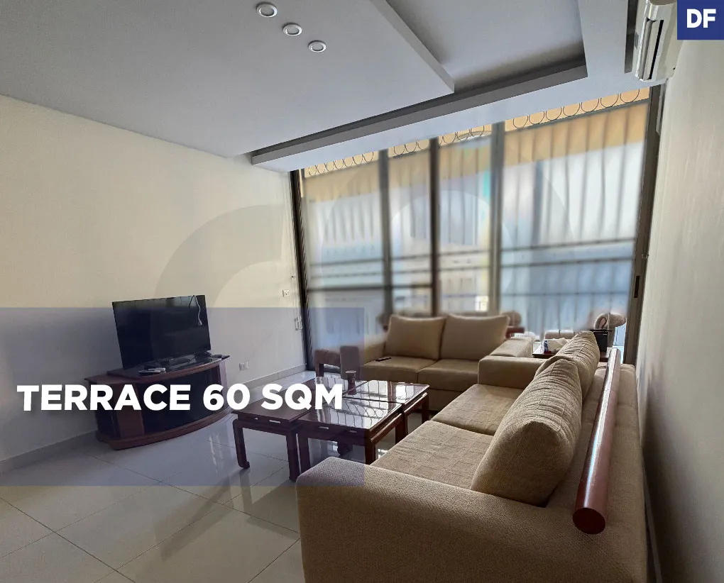 fully furnished/fully equipped/terrace /prime location/Dbayeh ,metn