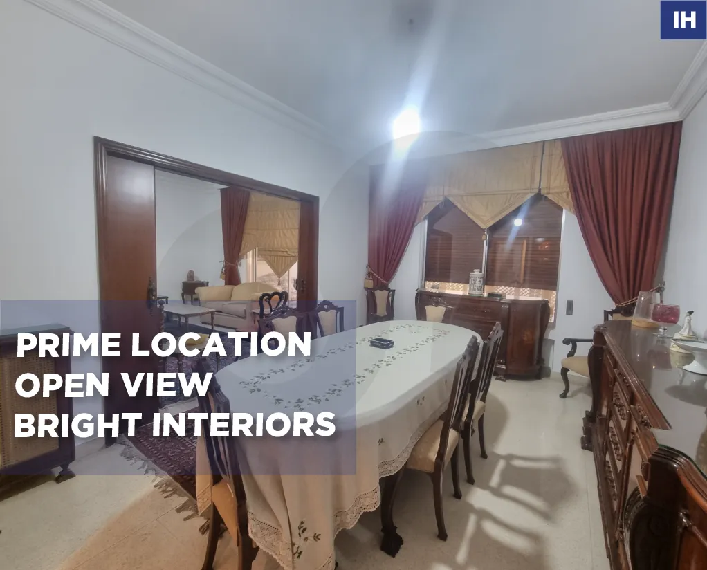 Apartment For Rent/Prime location/Open view/HAMRA-BEIRUT