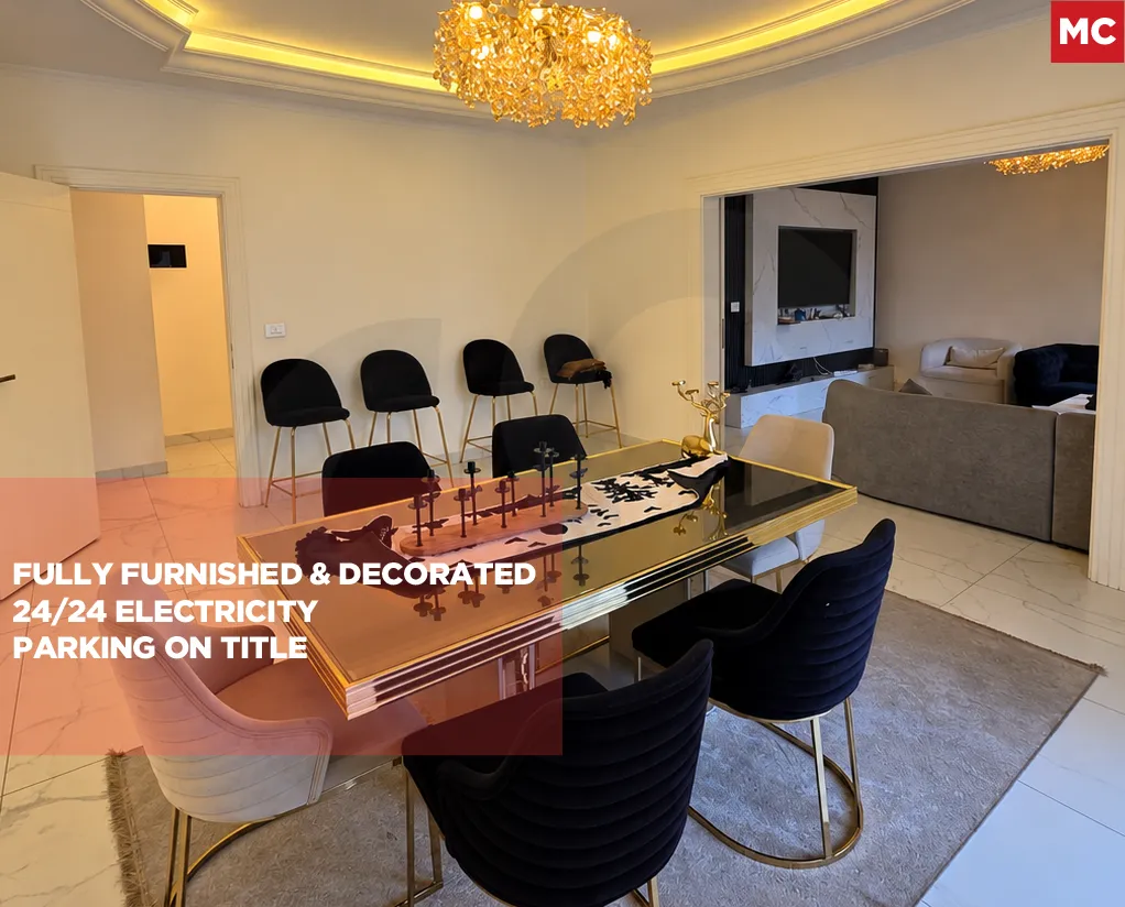 Spacious Apartment for sale/Fully Furnished And Decorated/TALAAT YAZBEK-BEIRUT