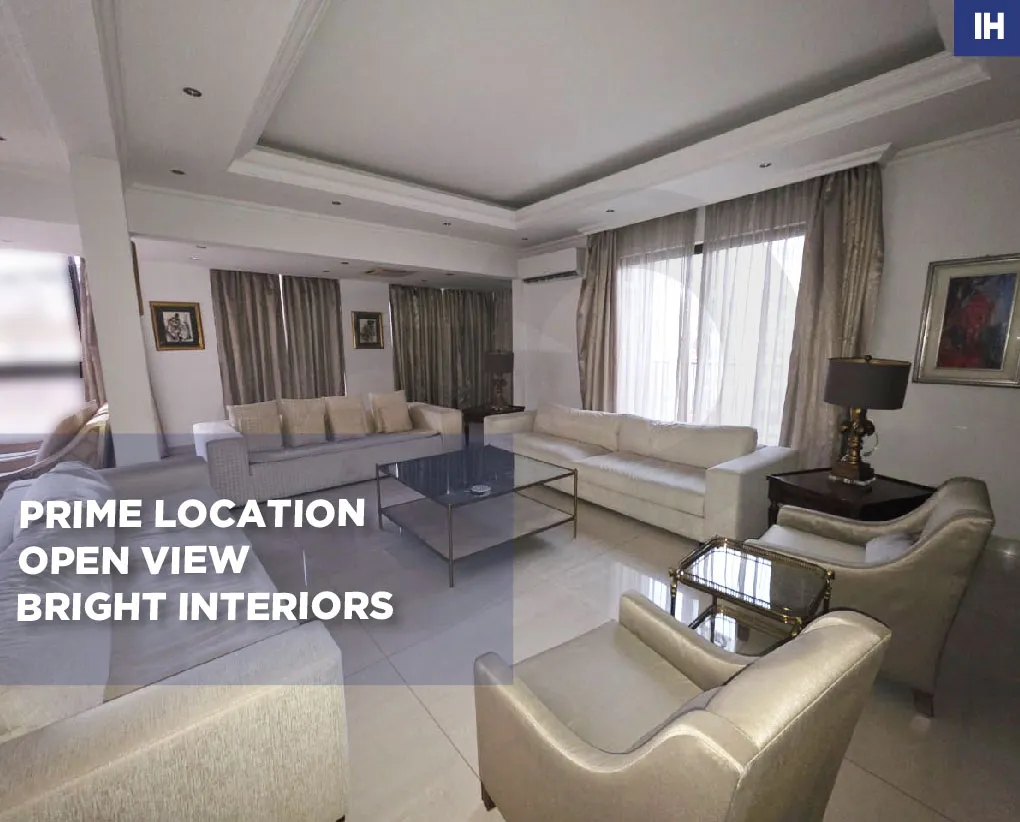 Spacious /fully furnished/bright interiors/well-designed/Rawshe,beirut /REF#