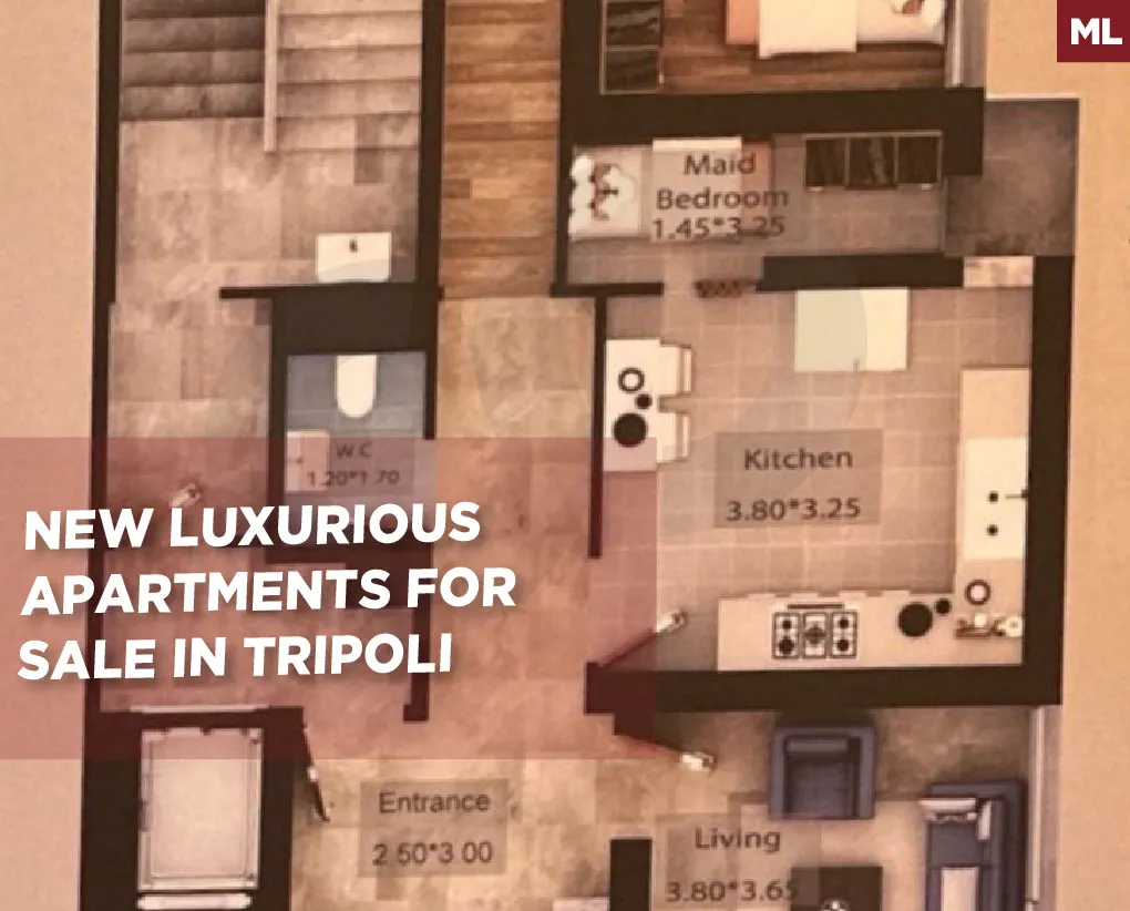 New luxurious/Under construction/installments/dam w farez,tripoli