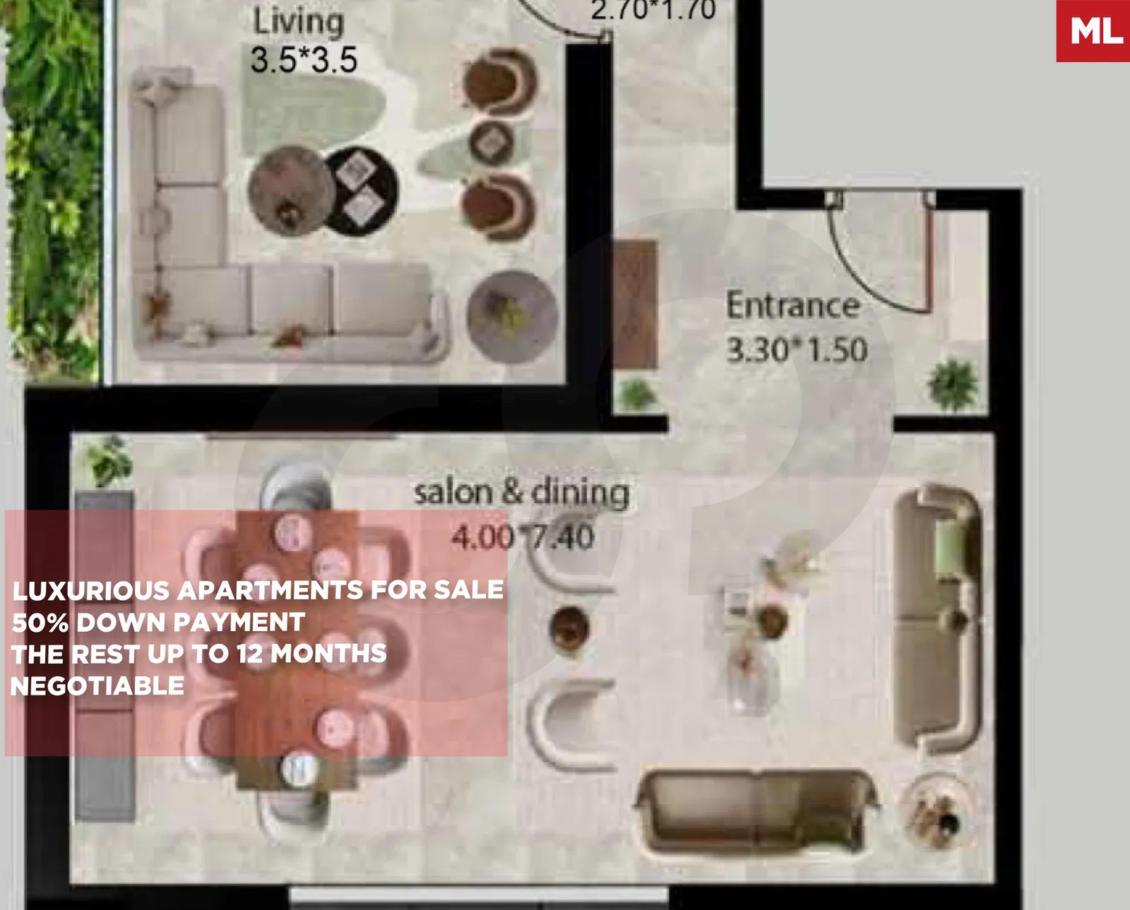 Under Construction/190 sqm/Flexible Payment Plan/dam wa farz,Tripoli