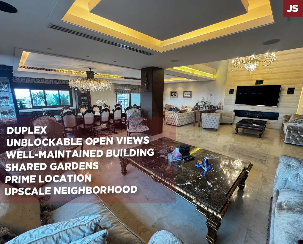 upscale residential area/spacious duplex/well-maintained/Hazmiye,baaabda