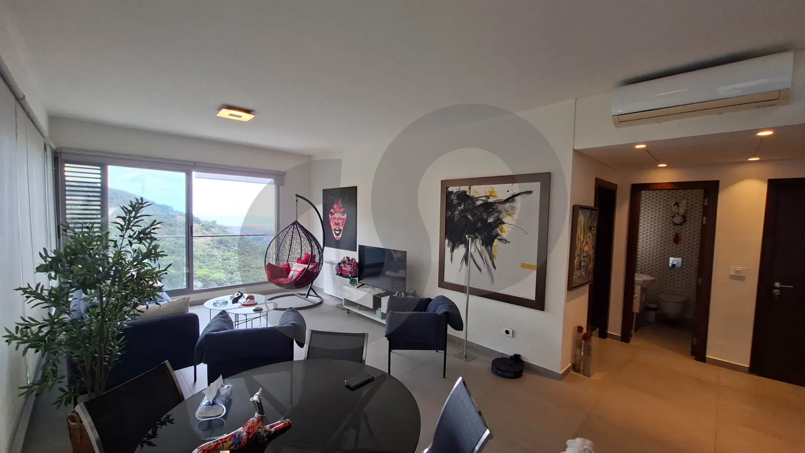 exceptional 200 sqm Panoramic view apartment fully decorated in Jamhour, Baabda — photo 2