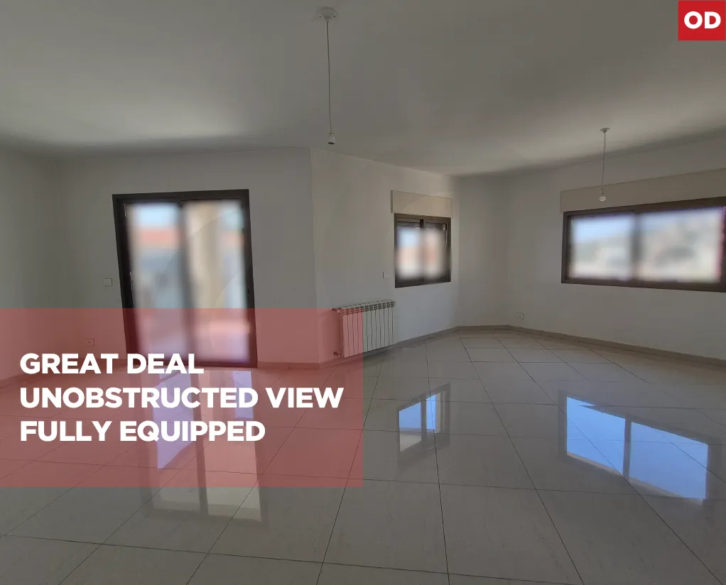 Duplex Apartment for Sale/Unobstructed mountain and sea view/BSALIM-METN