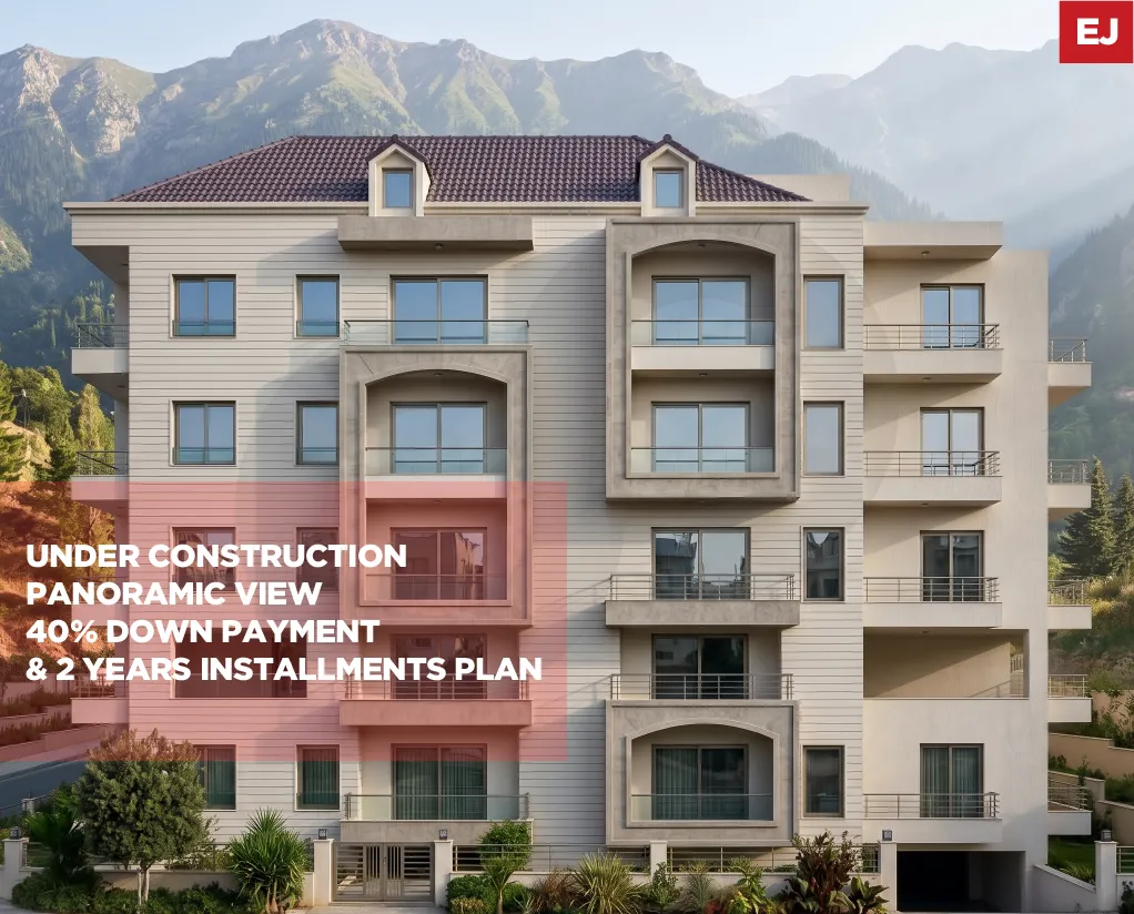 Under Construction Apartment for Sale/40% Down payment/CHOUIT-BAABDA