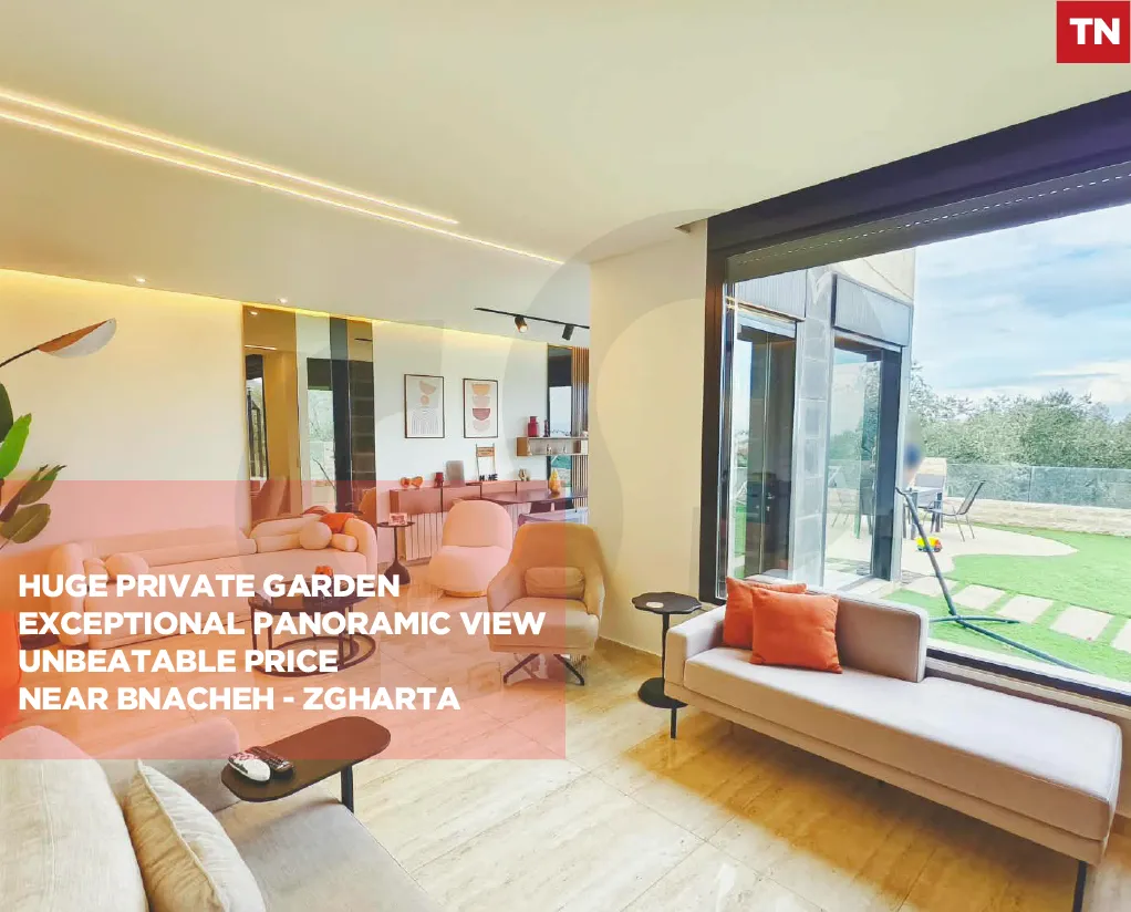 Brand-new apartment/Close to all amenities/Panoramic View/ZGHARTA