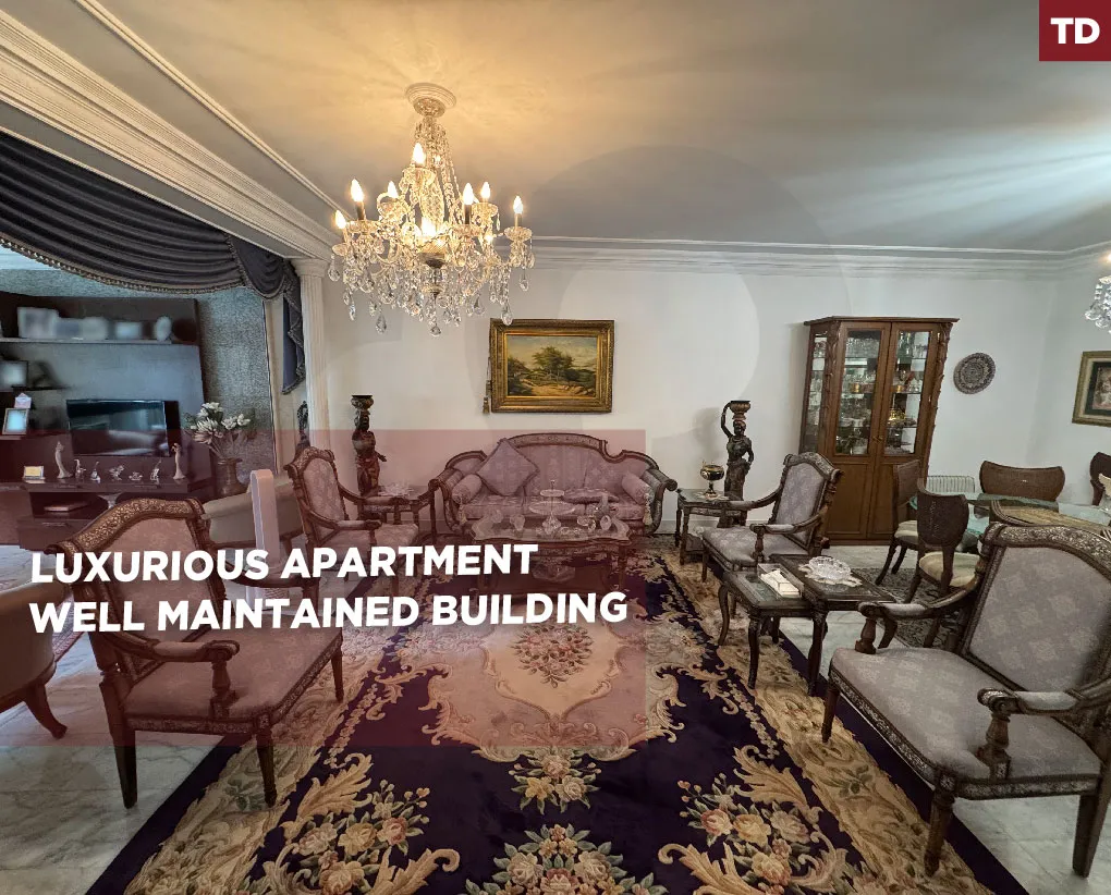 prestigious/ spacious/ well-maintained building/Open view/Hamra ,BEIRUT