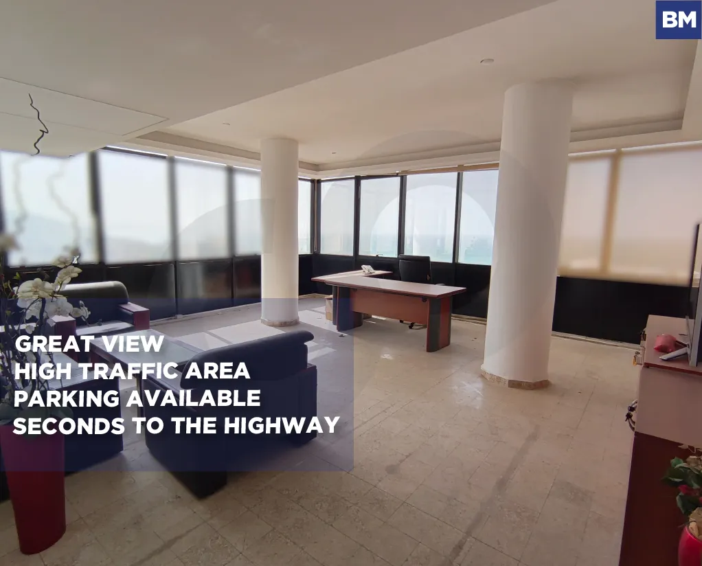 Office for Rent/Prime Location/Seconds to the highway/ZOUK MOSBEH-KESEROUAN