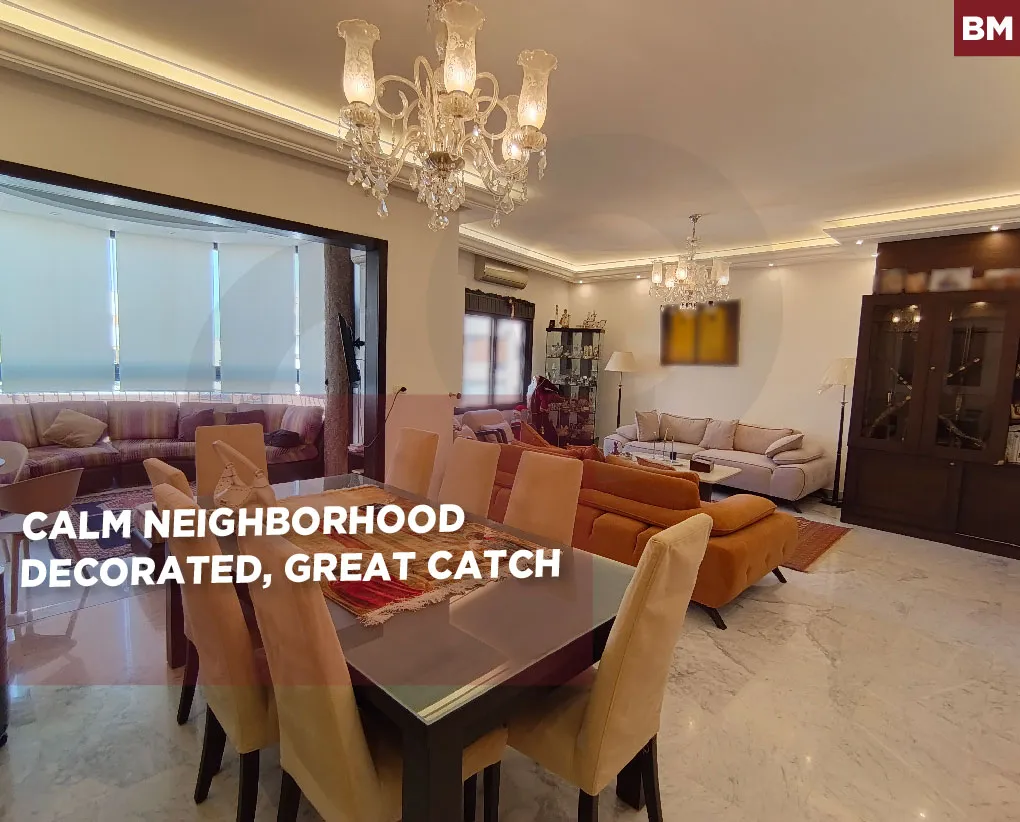 Decorated /Prime location/Easy access/Calm /Adonis ,KESEROUAN